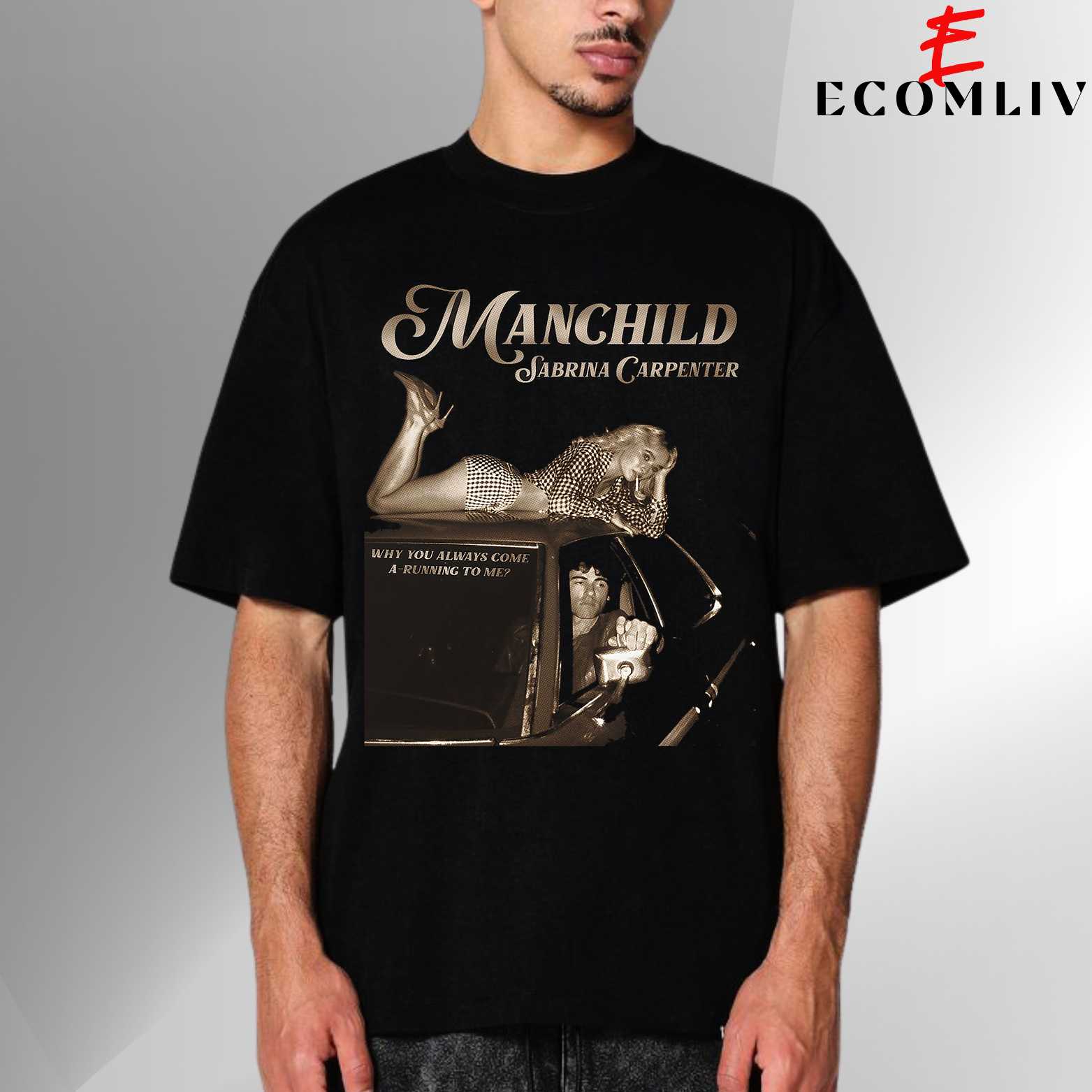 Sabrina Carpenter Manchild Shirt, Unisex Pop Music Tee